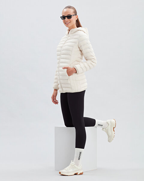 Skechers Stamina Classy Trail Kad n Beyaz Sneakers 13455 OFWT